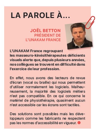 Le non-respect des normes d'accessibilité pointées du doigt 1 Encart joel betton photomaton agraffé